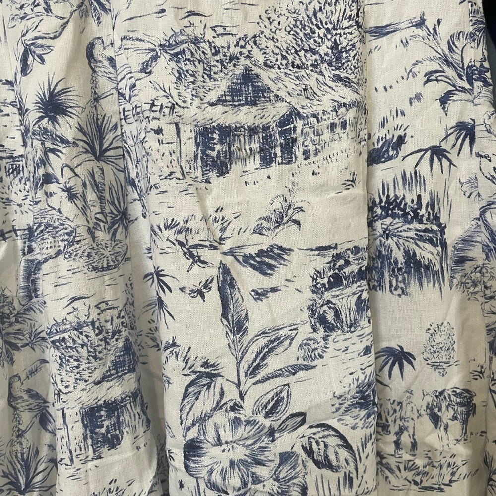 NWT Joie Navy and White Dress with Removable Blue thin, cropped Sweater - Picture 2 of 13